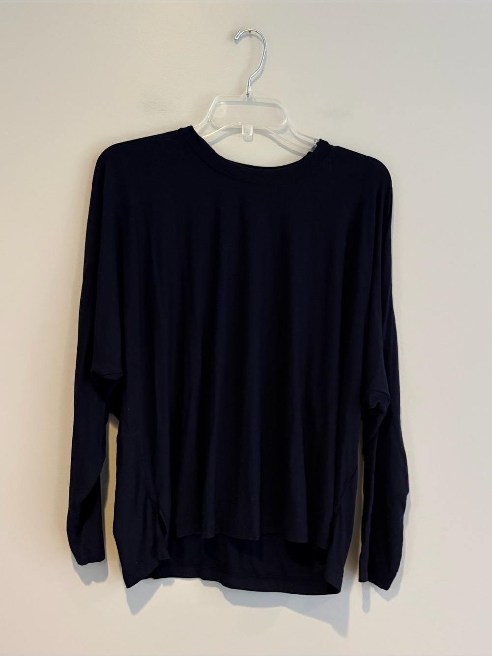 COS Black Crew Neck Long Sleeve Top Size M